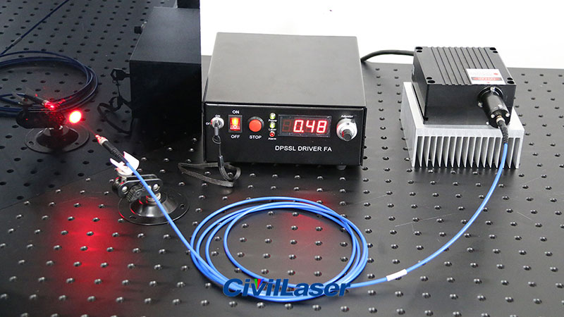 670nm fiber coupled laser